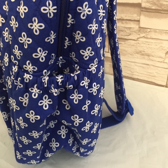 Vera Bradley Blue Mini Concerto Campus Backpack 📚 - Picture 6 of 8
